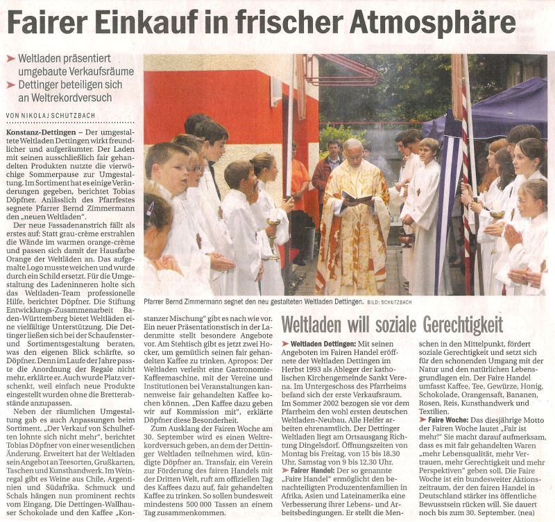 Südkurier Konstanz, 27.09.2011