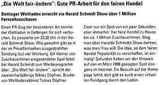 Welt&Handel, Ausgabe 11/98 Welt&Handel, Ausgabe 11/98