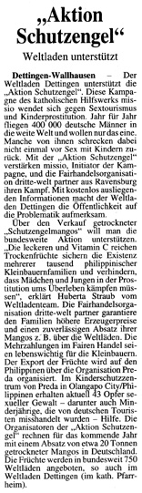 Südkurier 30. März 2001