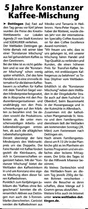 Konstanzer Anzeiger 24.03.04