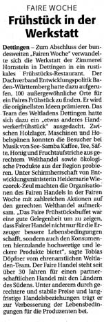 Südkurier Konstanz 29.09.04
