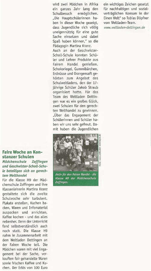 Welt&Handel Ausgabe 10/2006 07.11.2006